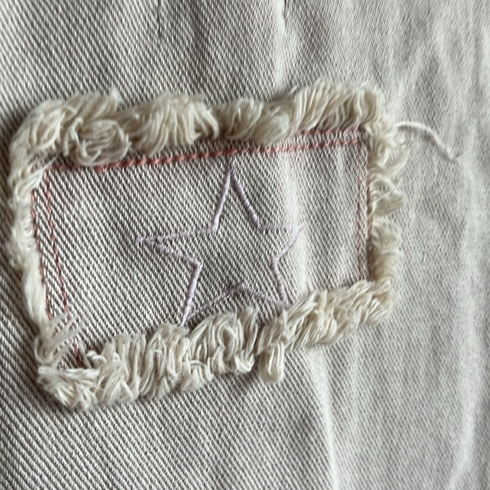 Pol Star Patterned Button-Up Denim Jacket - image 6